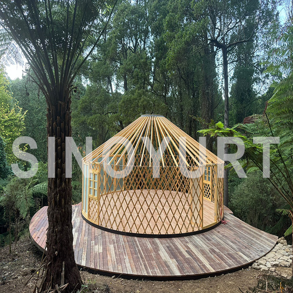 Wood Yurt