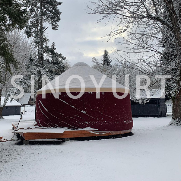 ​​SINOYURT Customer Shares Stunning Winter Yurt Experience​